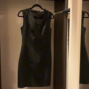 Black sleeveless suit
